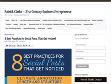 Tablet Screenshot of 21stcenturybusinessentrepreneur.com